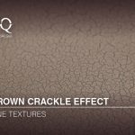 Brown crackle effect